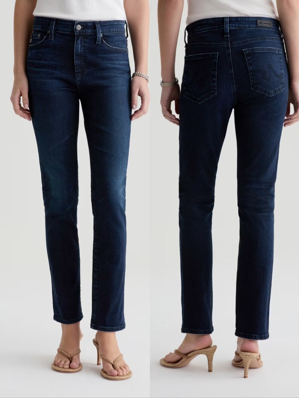 Adriano Goldschmied AG Mari Jean Mid-Rise Slim Straight 3 Years Highrise Size 32